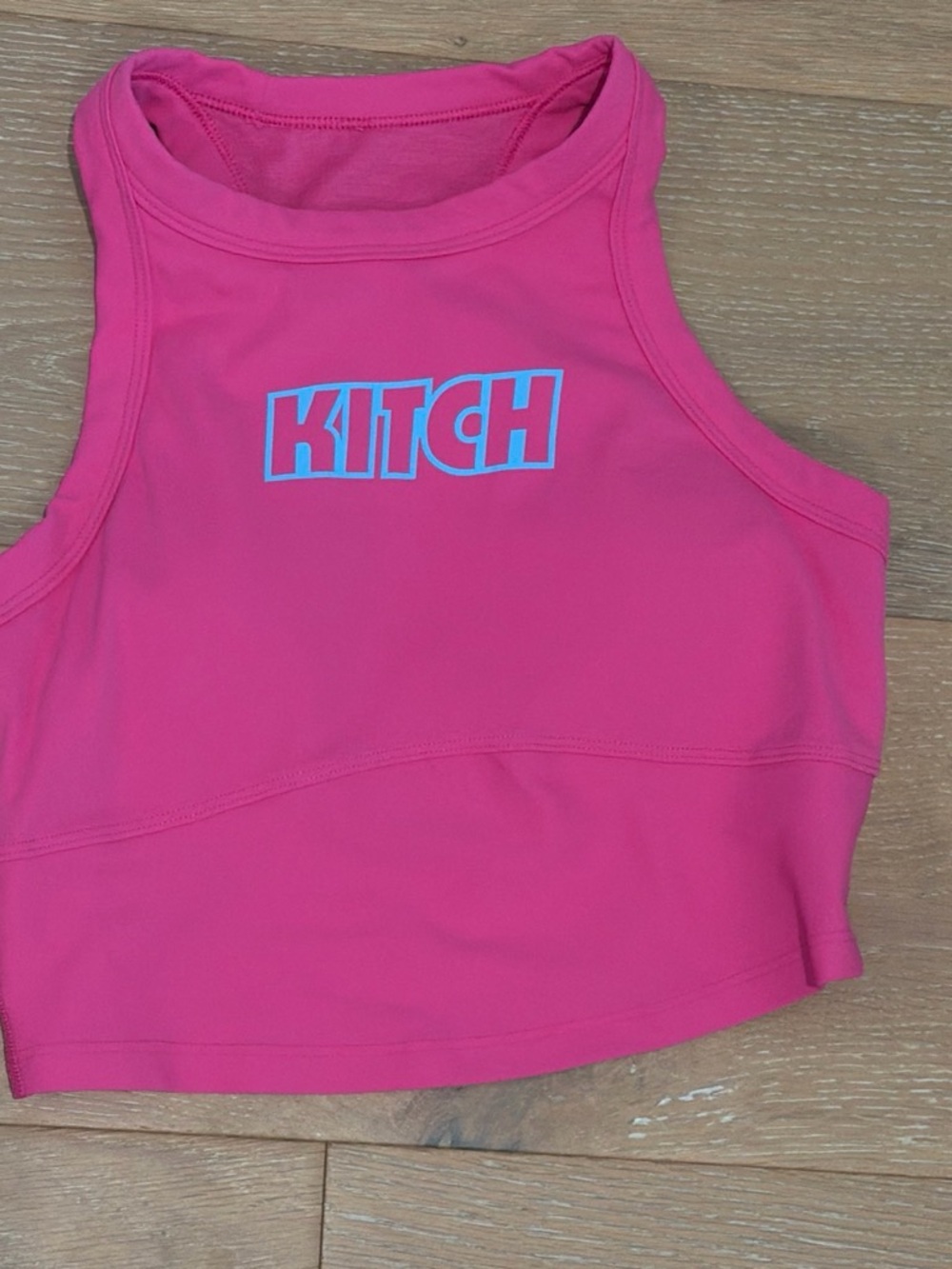 Kith Women's Pink Crop Tank Top